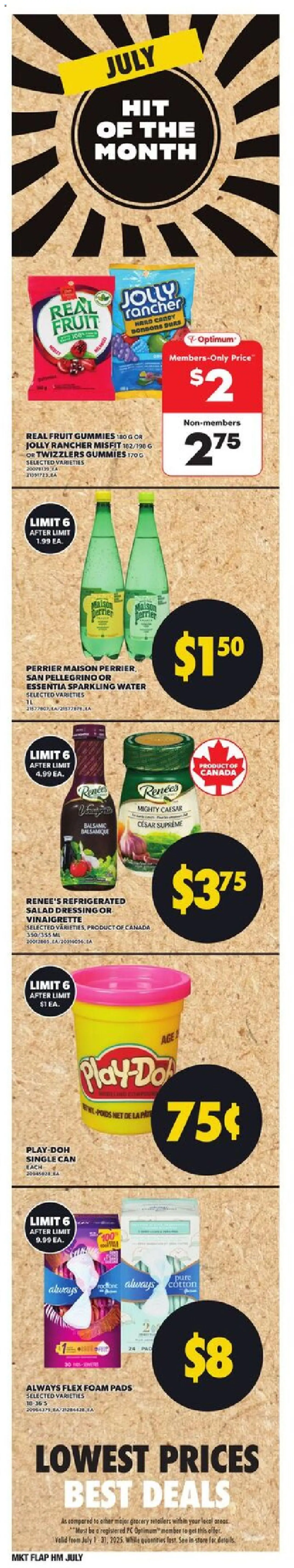 Loblaws weekly flyer / circulaire - page 8- valid from Jul 17, 2025