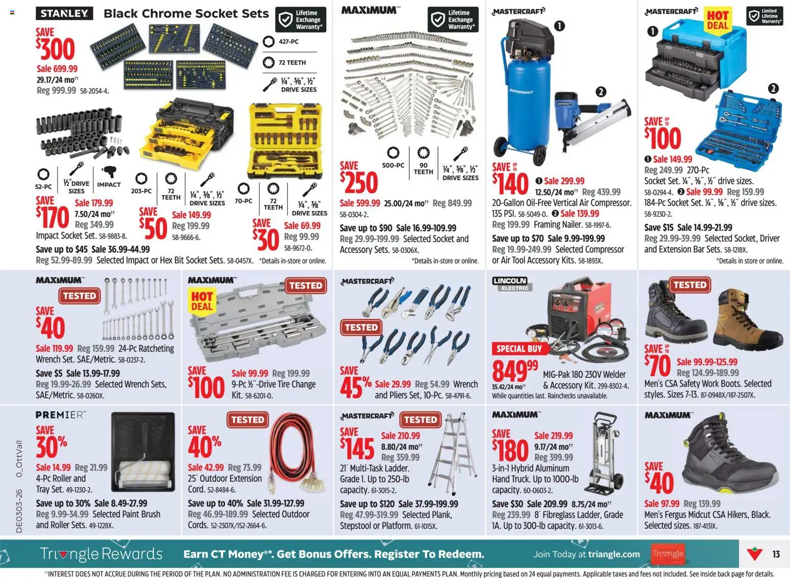 Canadian Tire weekly flyer - page 13- valid from Jan 15, 2026