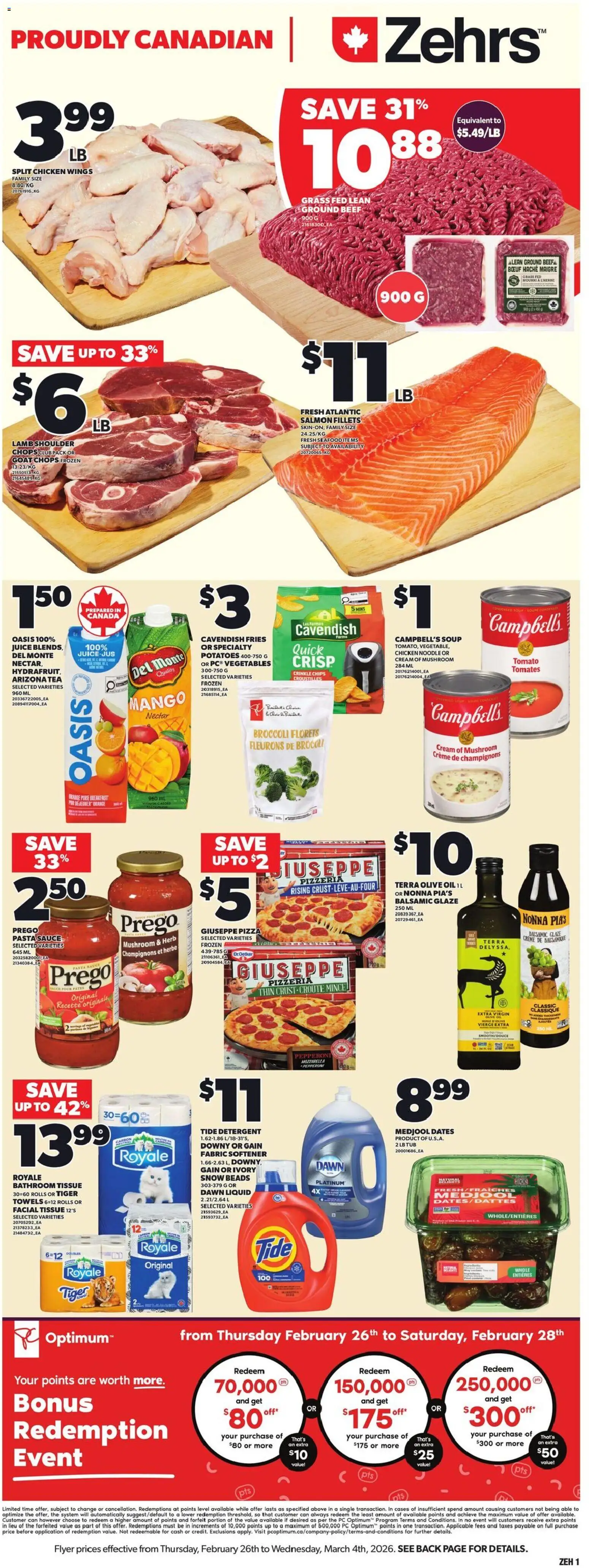 Zehrs weekly flyer / circulaire - page 3- valid from Feb 26, 2026
