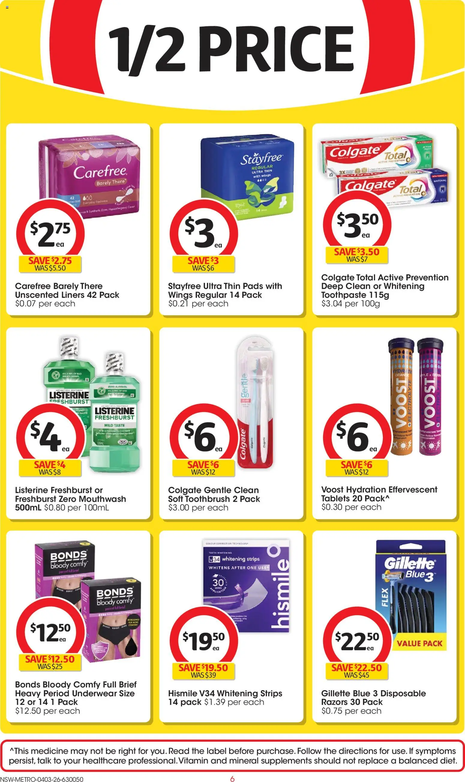 Coles catalogue  - page 6- valid from 04/03/2026