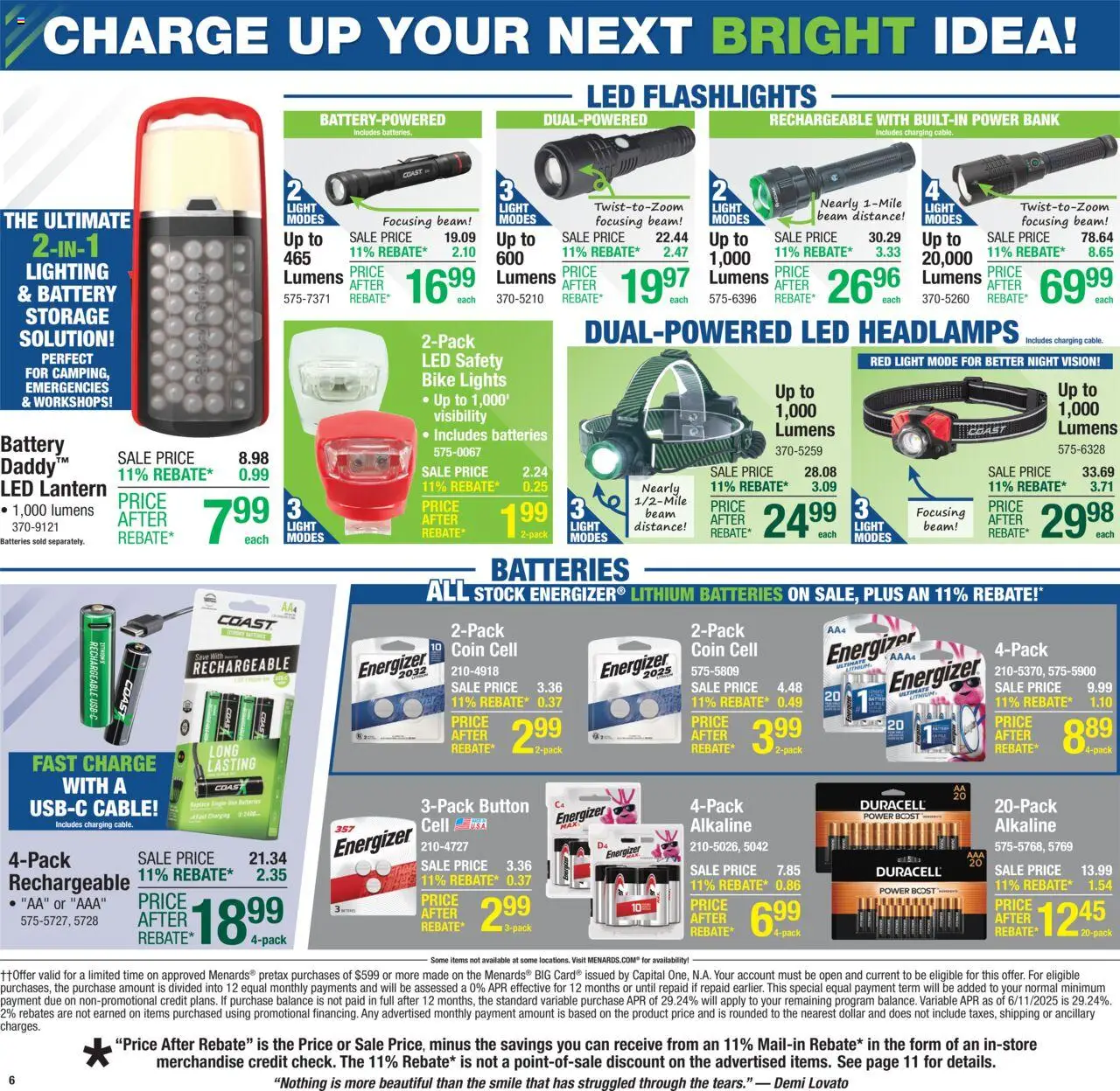 Menards Weekly Ad - page 8- valid from 07/17/2025