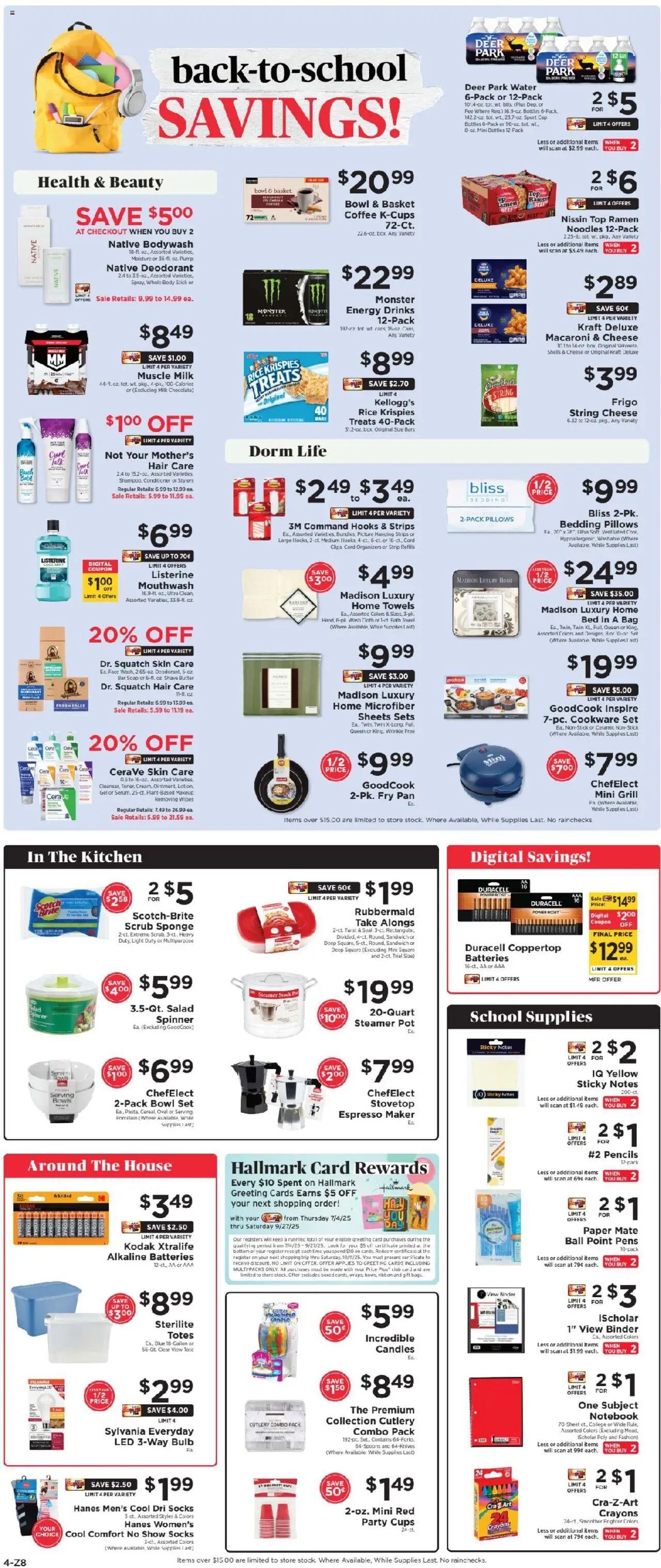 ShopRite Weekly Ad - page 4- valid from 07/18/2025