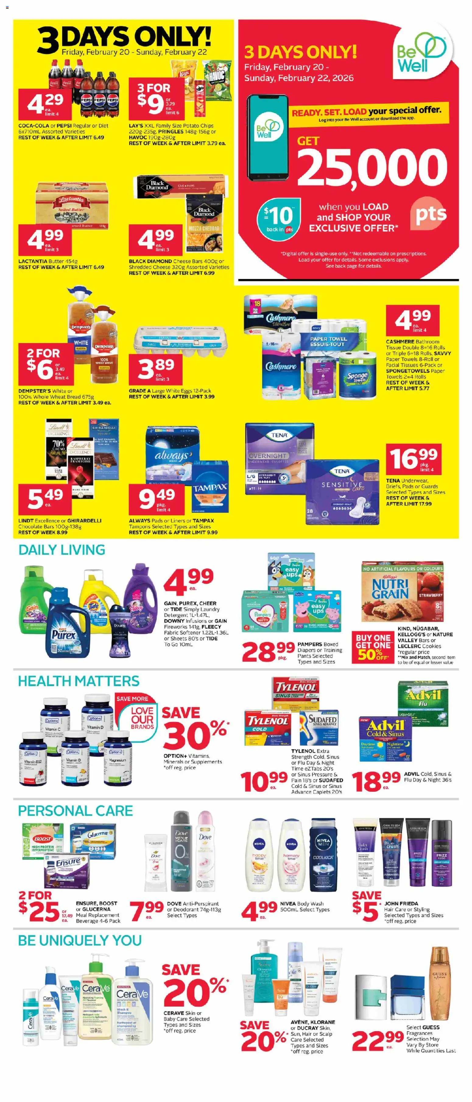 Rexall weekly flyer / circulaire - page 1- valid from Feb 20, 2026