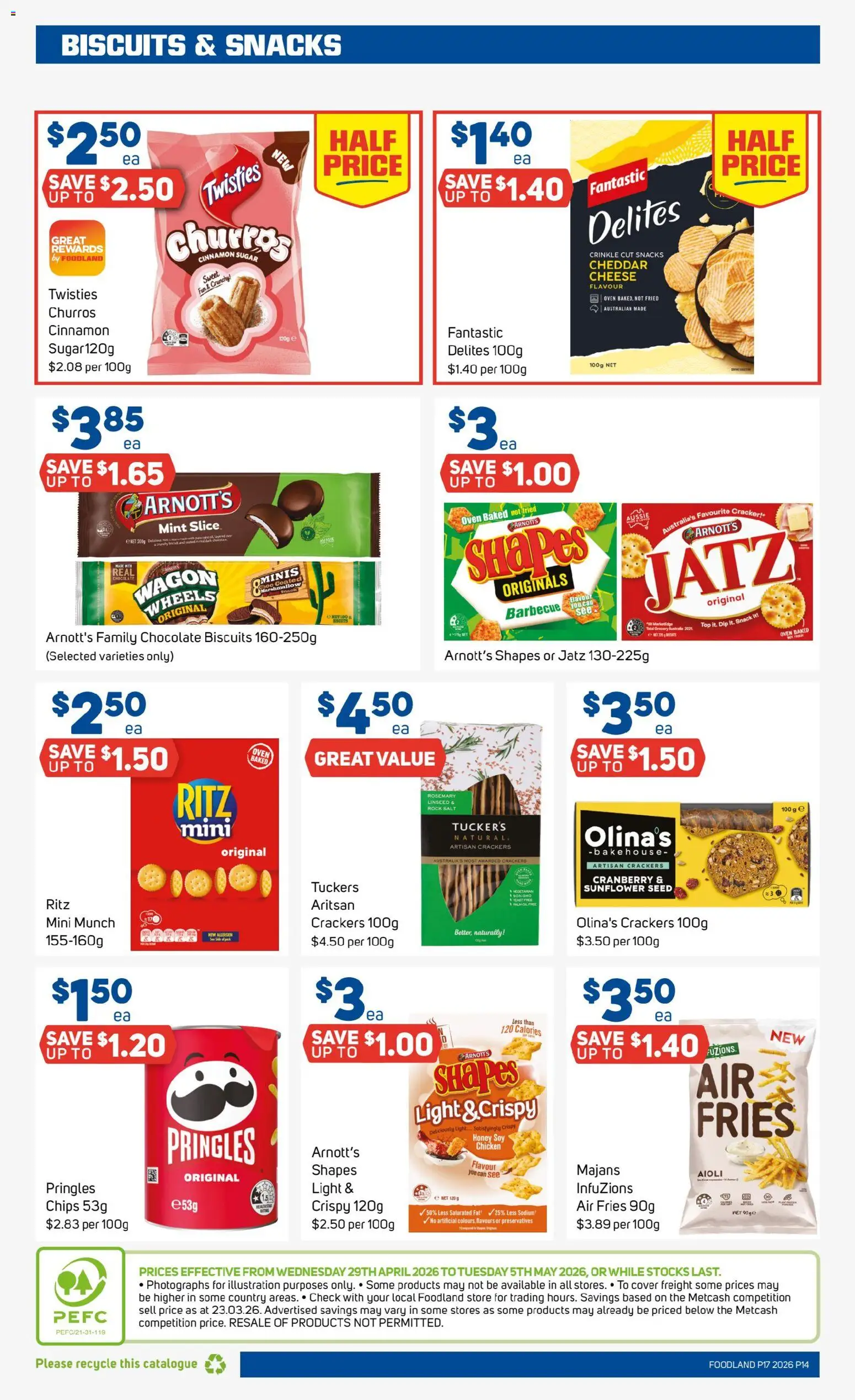 Foodland catalogue  - page 14- valid from 29/04/2026