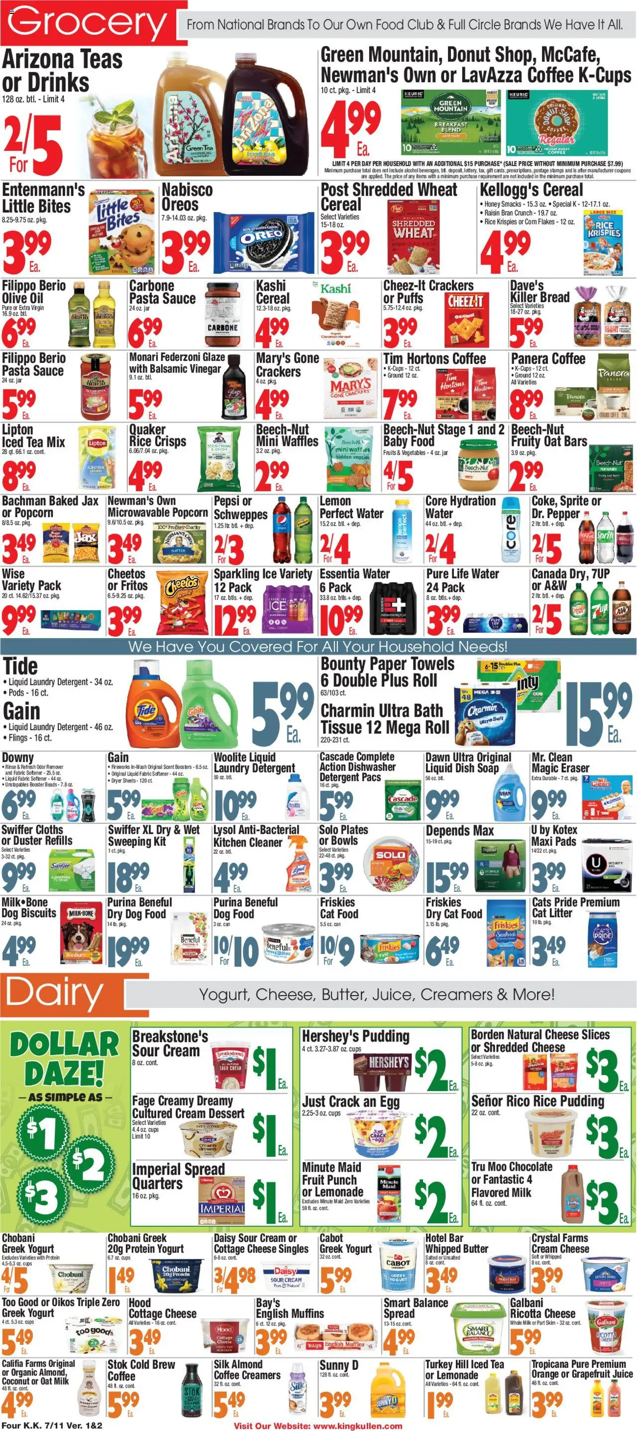 King Kullen Weekly Ad - page 4- valid from 07/11/2025