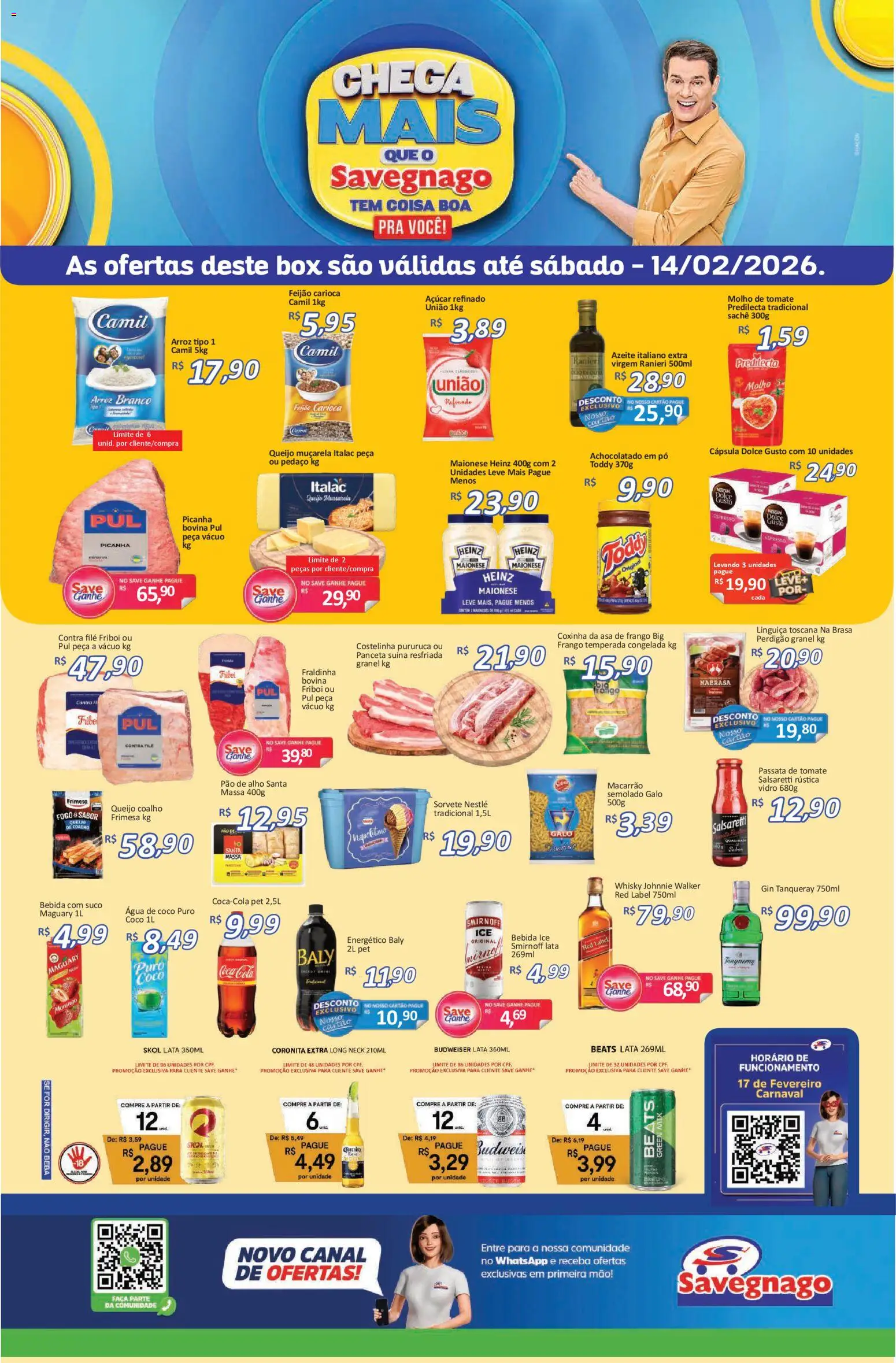 Savegnago - Ofertas da semana - página 1- válido a partir de 12/02/2026
