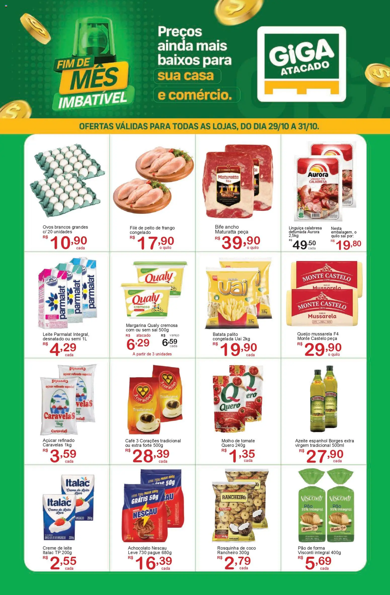 GIGA Atacado - Ofertas Fim de Mês Imbatível - página 1- válido a partir de 29/10/2025
