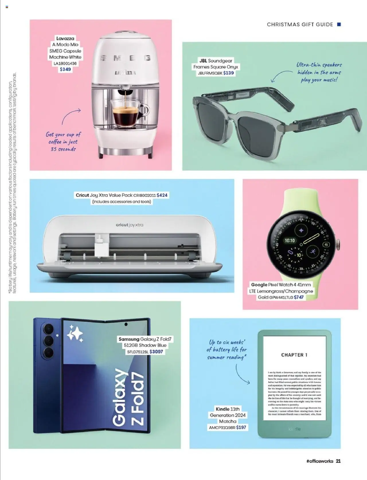 Officeworks Magazine - page 21- valid from 13/10/2025