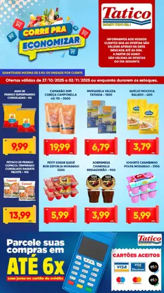Pré-visualização Tatico - Ofertas da semana válida a partir de 27/10/2025