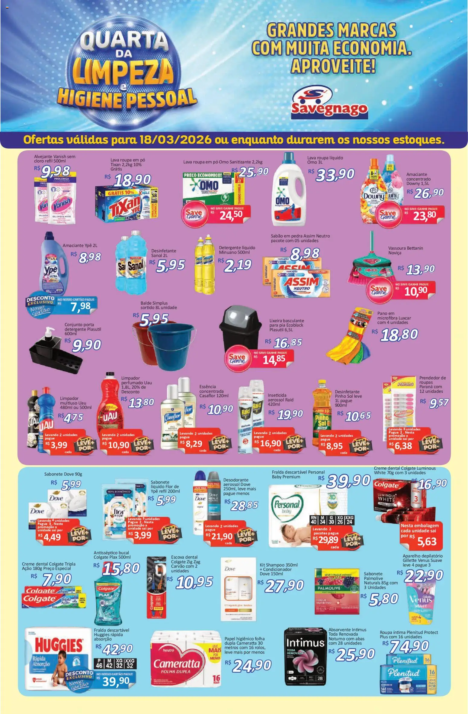 Savegnago - Ofertas da semana - página 1- válido a partir de 18/03/2026
