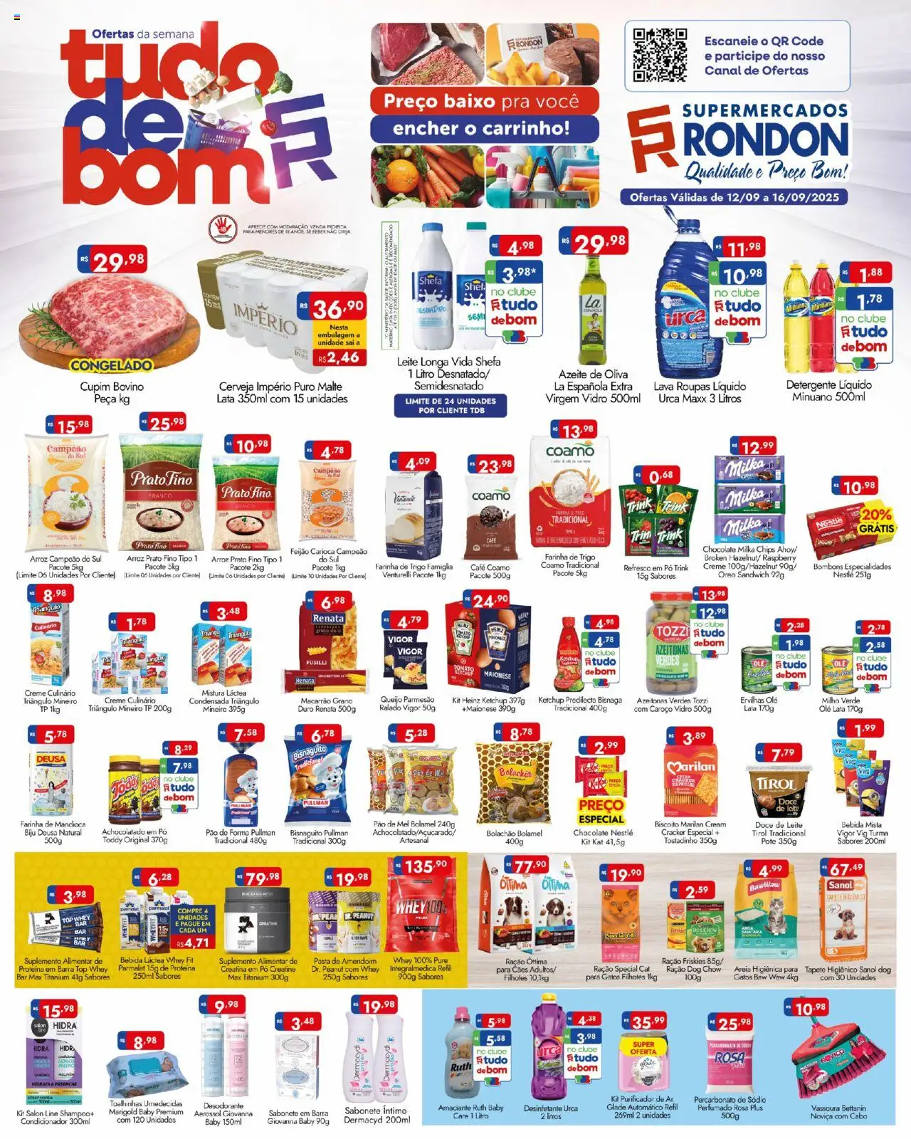 Supermercados Rondon - Ofertas do semana - página 1- válido a partir de 12/09/2025
