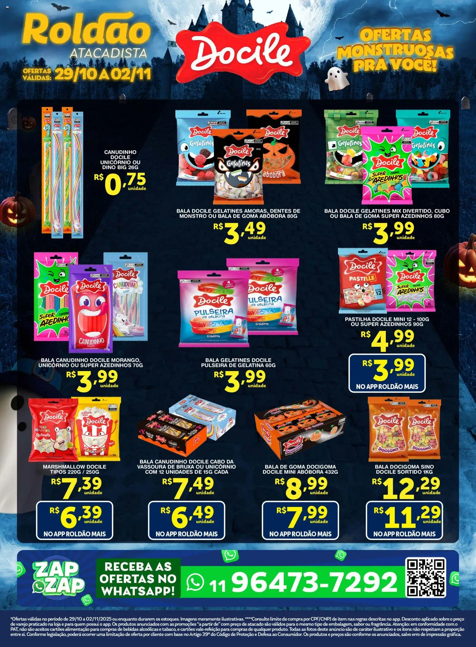 Roldão - Ofertas Halloween Docile - página 1- válido a partir de 29/10/2025
