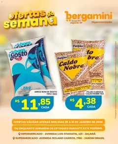 Pré-visualização Supermercado Bergamini - Ofertas da semana válida a partir de 28/01/2026