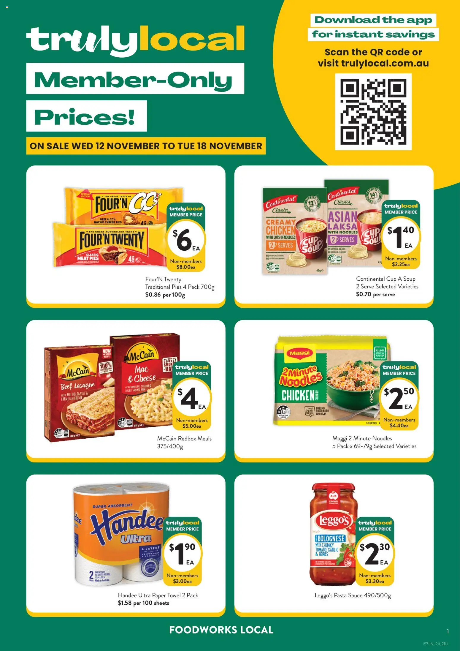 Foodworks Truly Local - page 1- valid from 12/11/2025