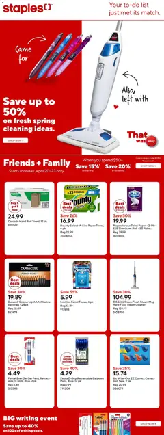 Preview Staples weekly flyer / circulaire valid from Apr 17, 2026