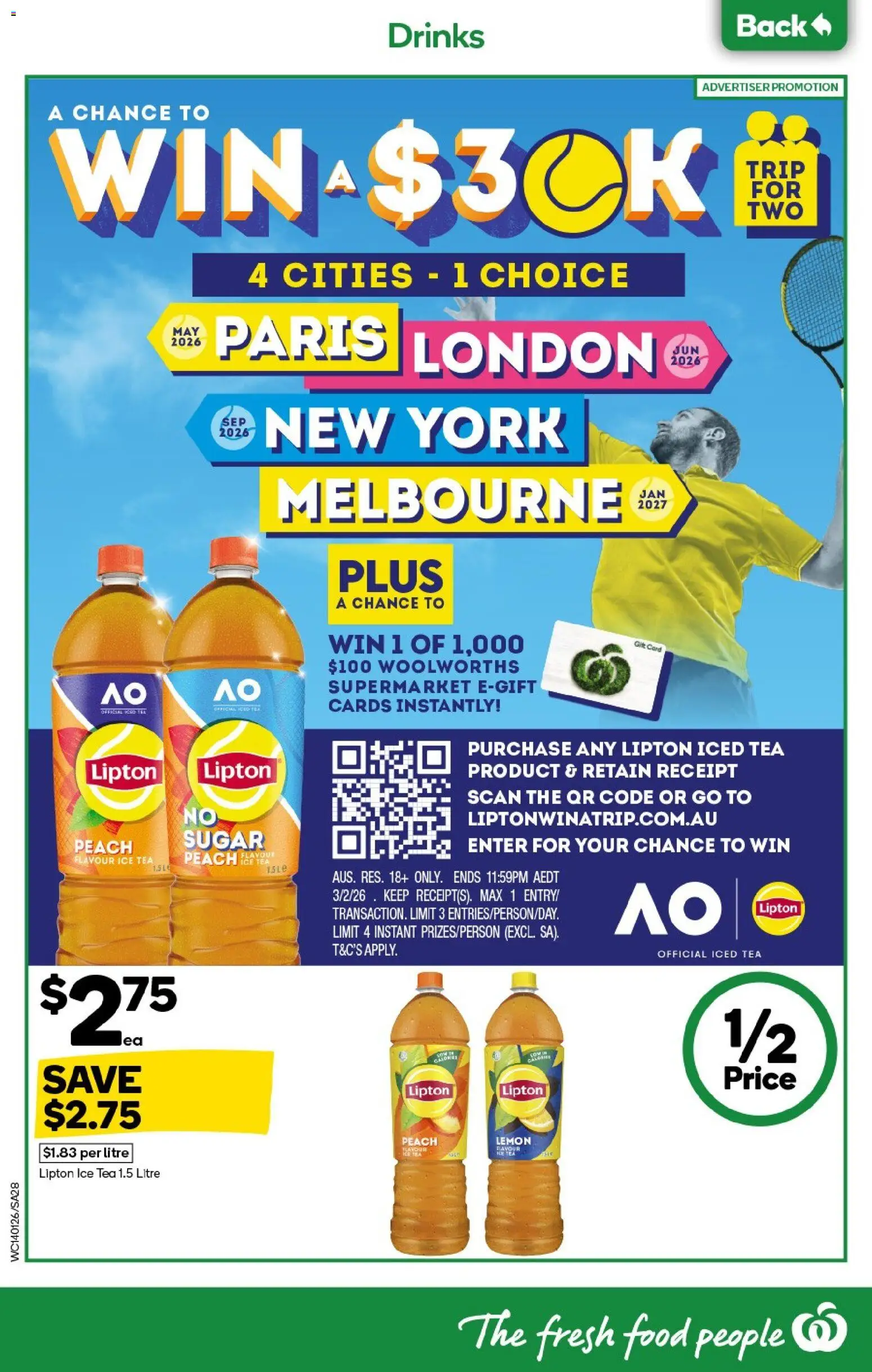 Weekly catalogue Woolworths MIL 14/01 - page 28- valid from 14/01/2026