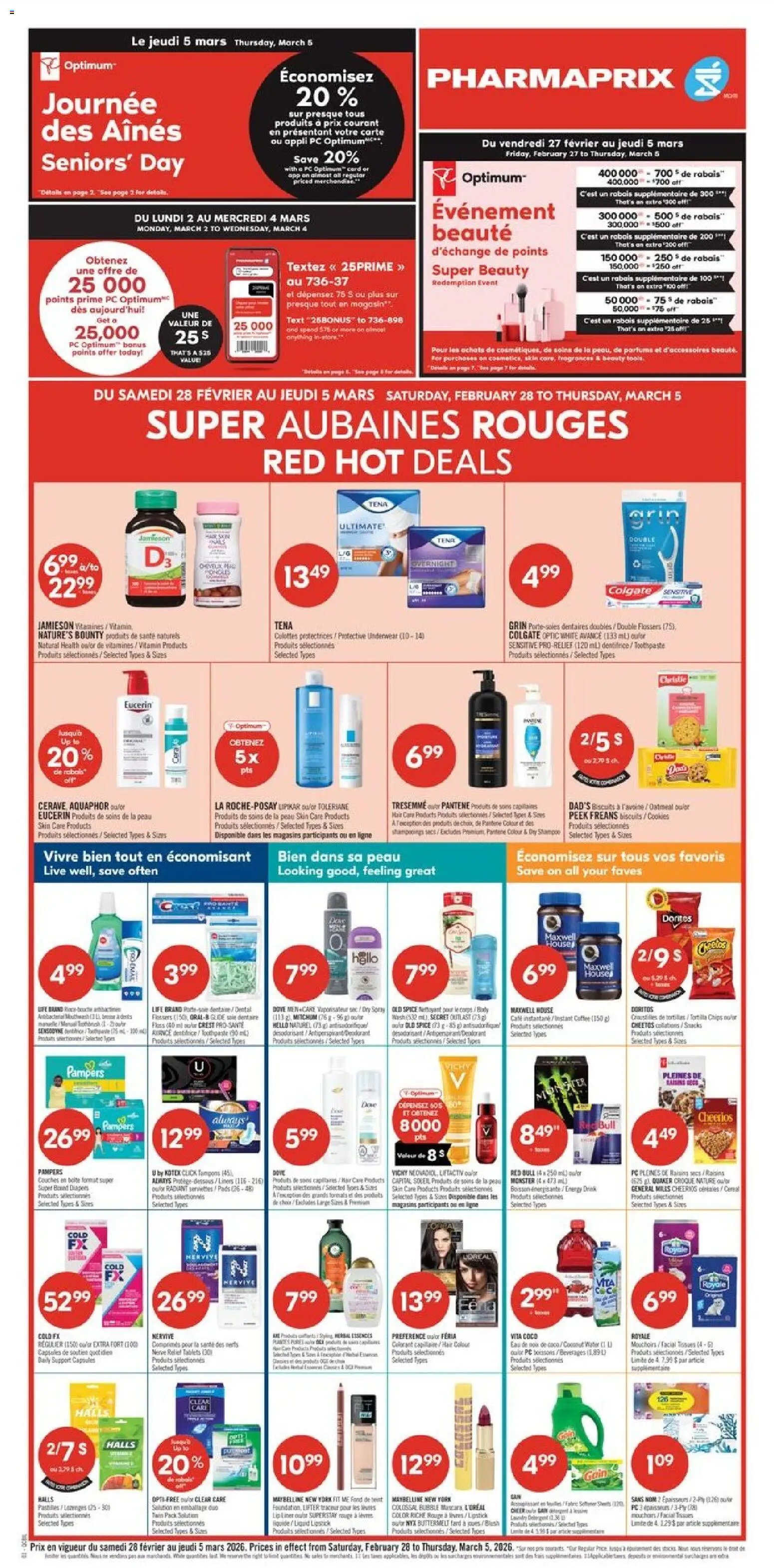 Pharmaprix weekly flyer / circulaire - page 3- valid from Feb 27, 2026