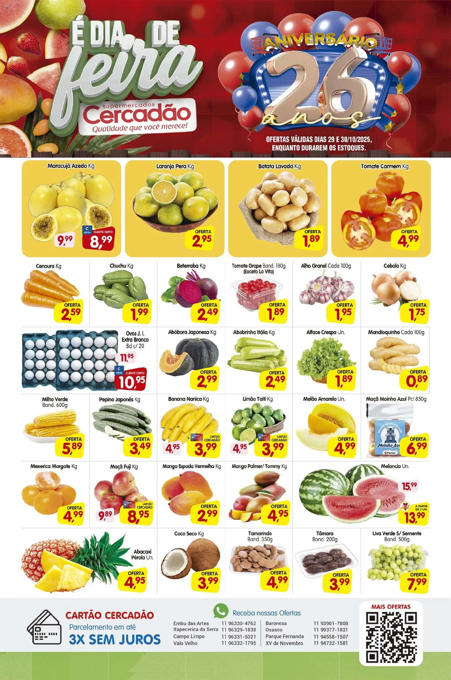 Cercadão - Ofertas da semana - página 1- válido a partir de 29/10/2025

