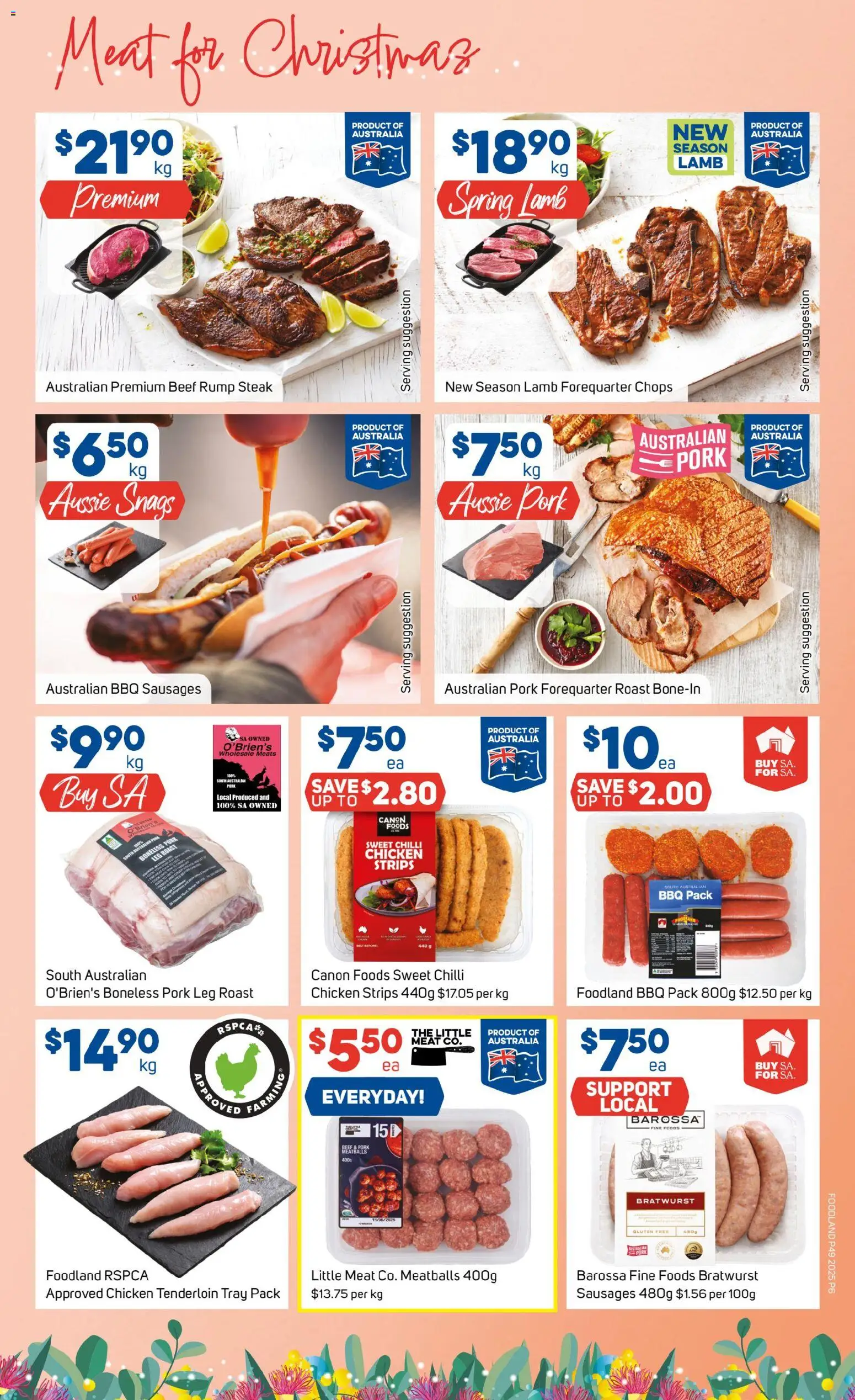 Foodland  Catalogue  - page 6- valid from 03/12/2025