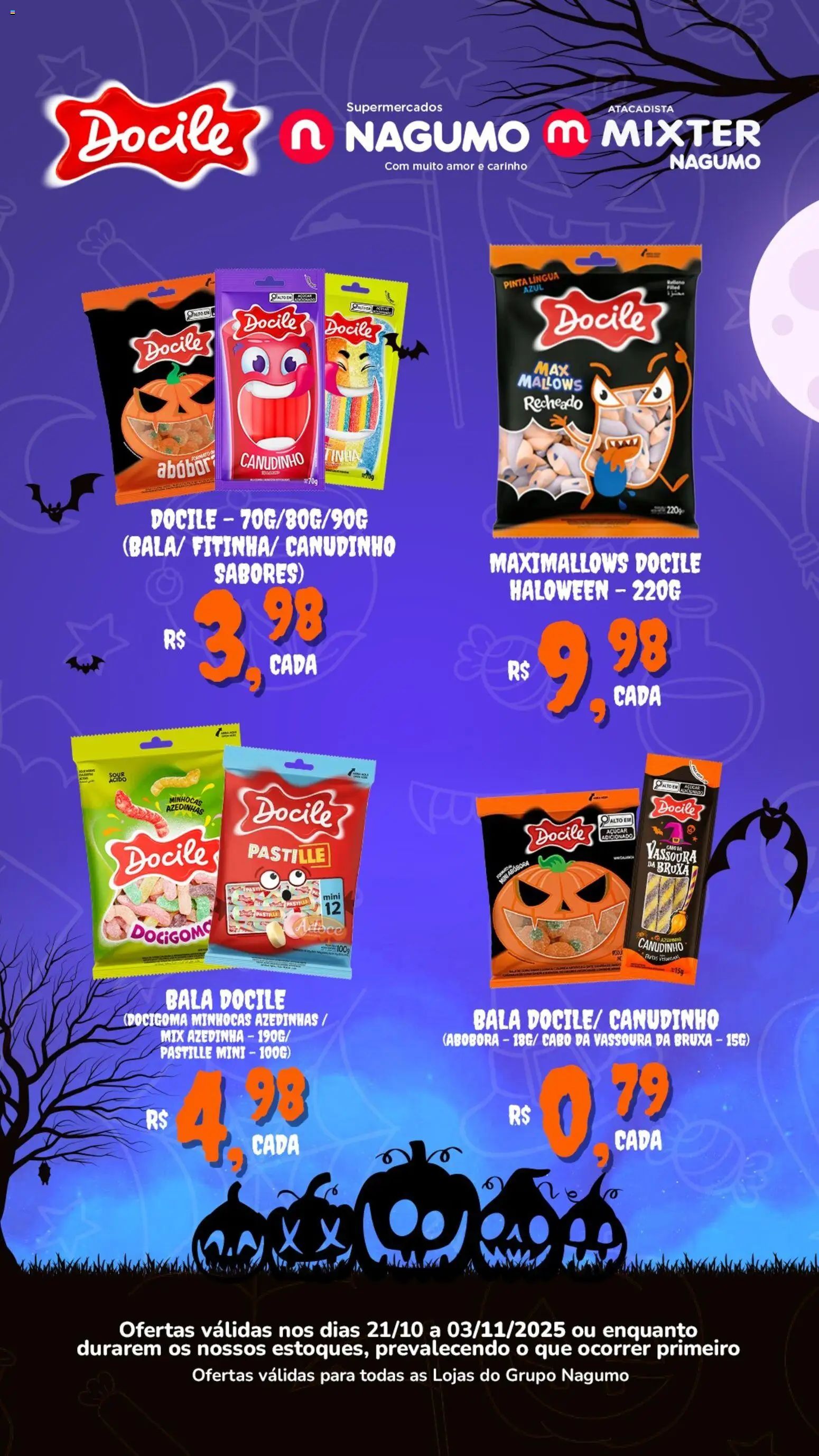 Nagumo - Ofertas Docile - página 1- válido a partir de 21/10/2025
