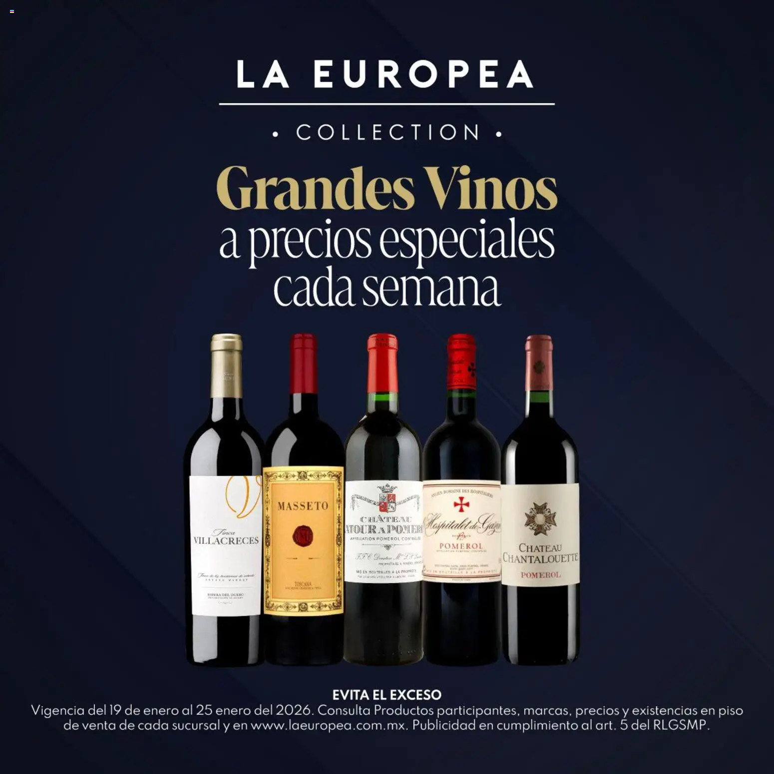 La Europea catálogo Grandes Vinos - página 1- válido desde 19/01/2026