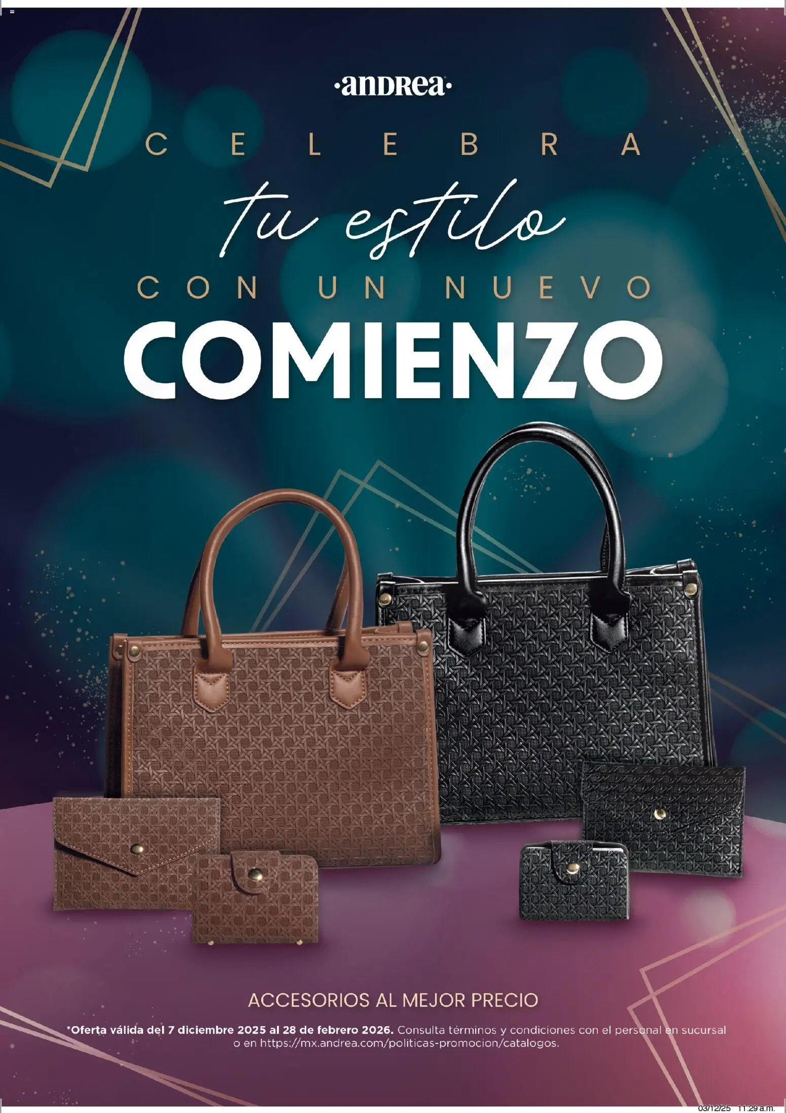 Andrea catálogo Accesorízate esta Navidad - página 1- válido desde 07/12/2025