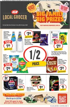 IGA catalogue preview - valid from 22/10/2025