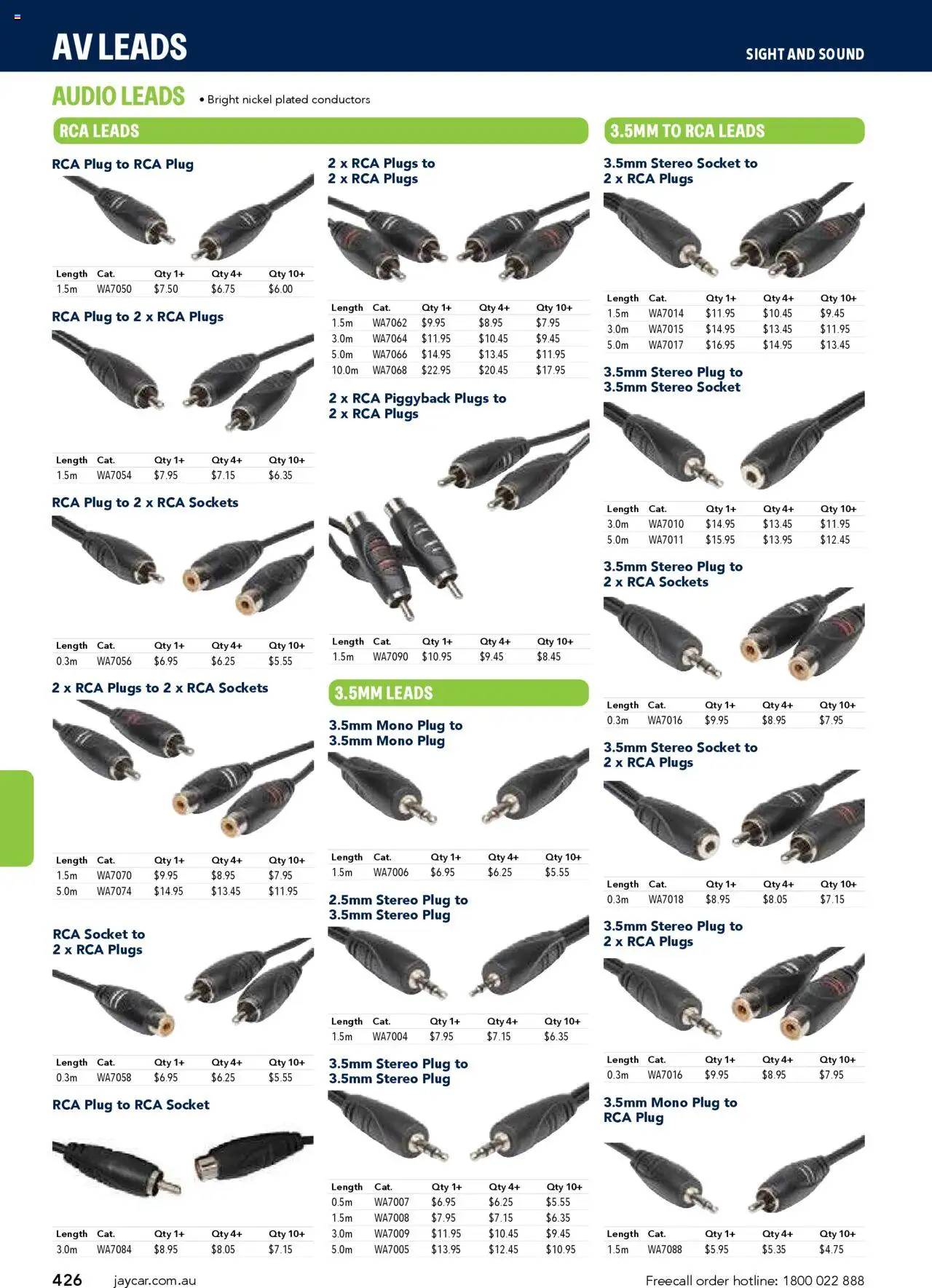 Jaycar Engineering & Scientific Catalogue 2025/2026  - page 426- valid from 09/07/2025