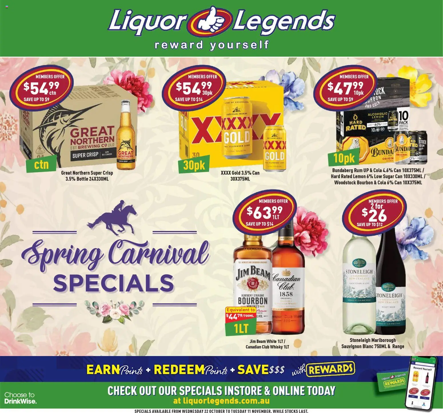 Liquor Legends Catalogue Brisbane - page 1- valid from 22/10/2025