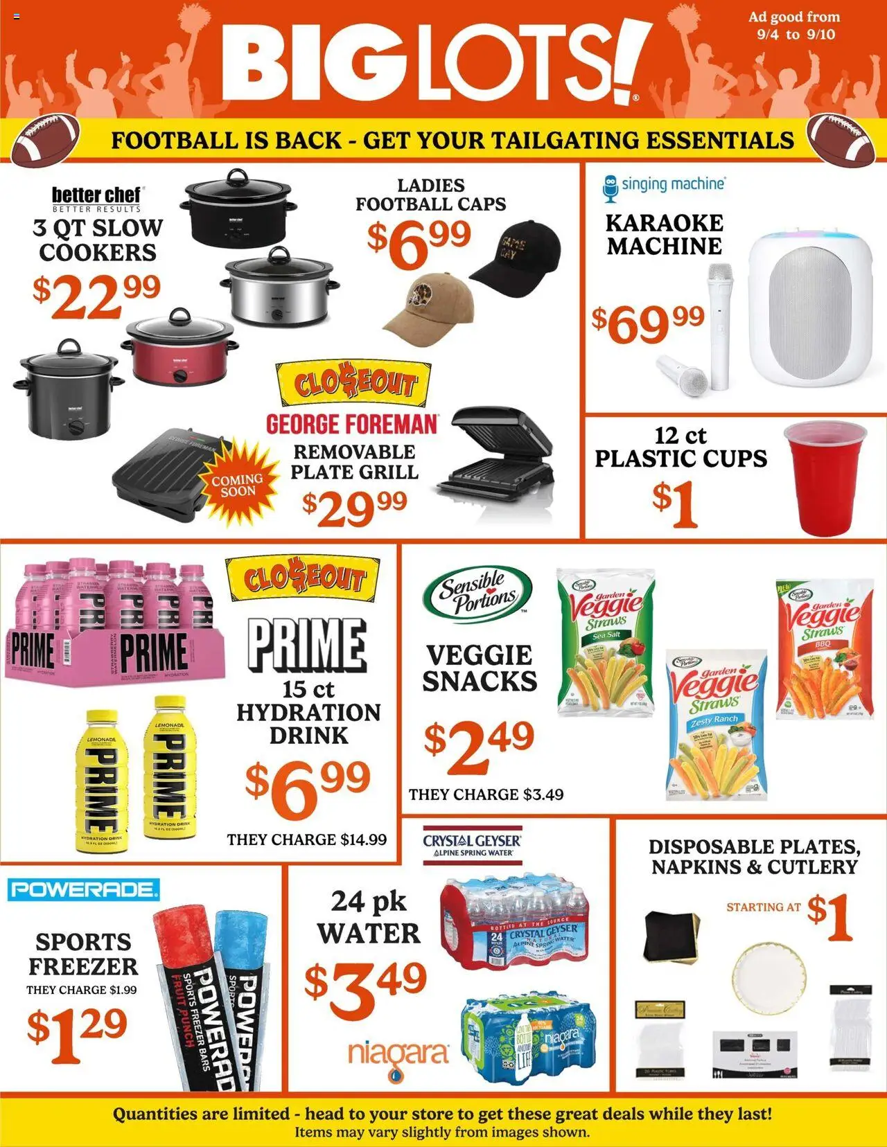 Big Lots Weekly Ad - page 1- valid from 09/04/2025
