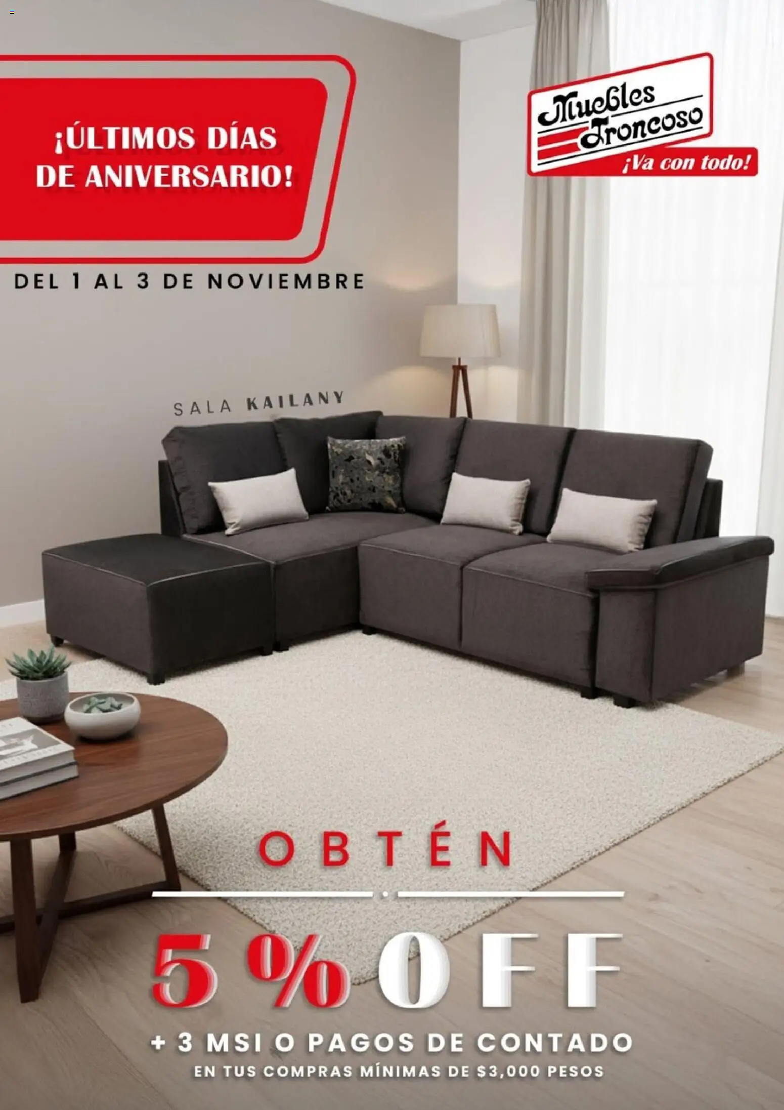 Muebles Troncoso catálogo - página 1- válido desde 01/11/2025