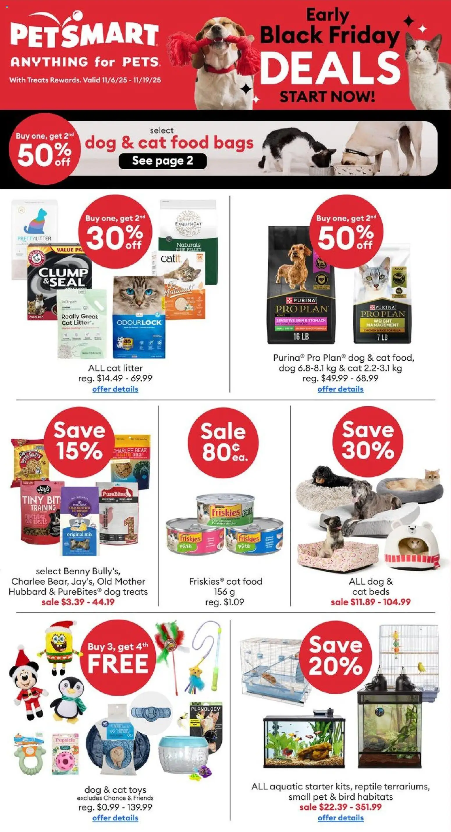 Petsmart - Black Friday  - page 1- valid from Nov 6, 2025