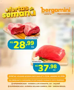 Pré-visualização Supermercado Bergamini - Ofertas da semana válida a partir de 07/01/2026