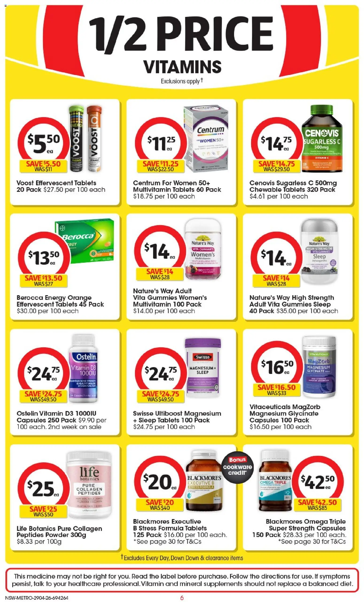 Coles catalogue  - page 6- valid from 29/04/2026