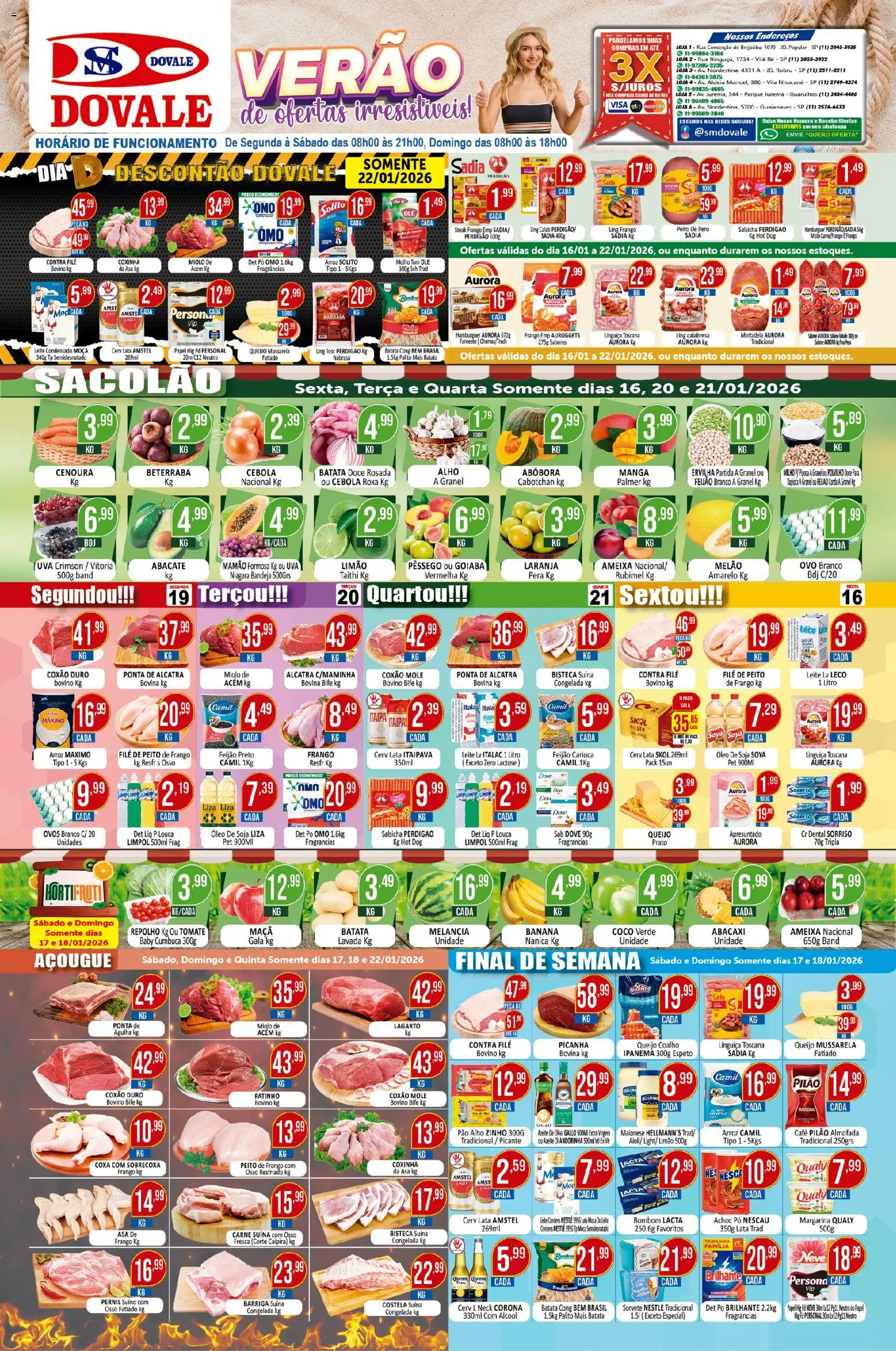 Dovale - Ofertas da semana - página 1- válido a partir de 16/01/2026
