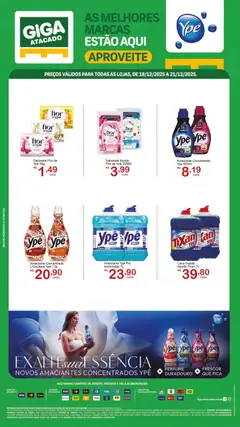 Pré-visualização GIGA Atacado - Ofertas Ypê válida a partir de 18/12/2025