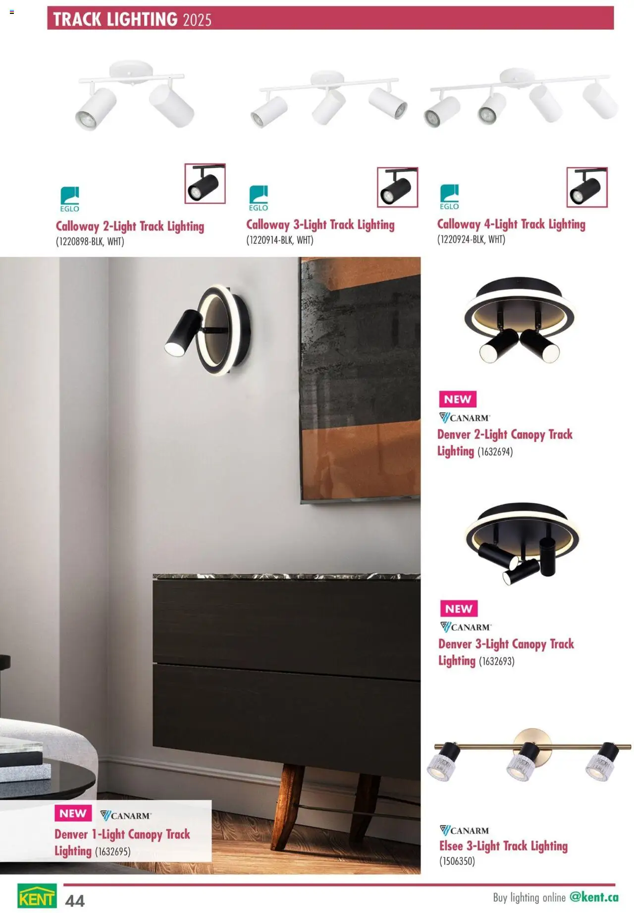 Kent - Lighting Catalogue 2025 - page 44- valid from Mar 1, 2025