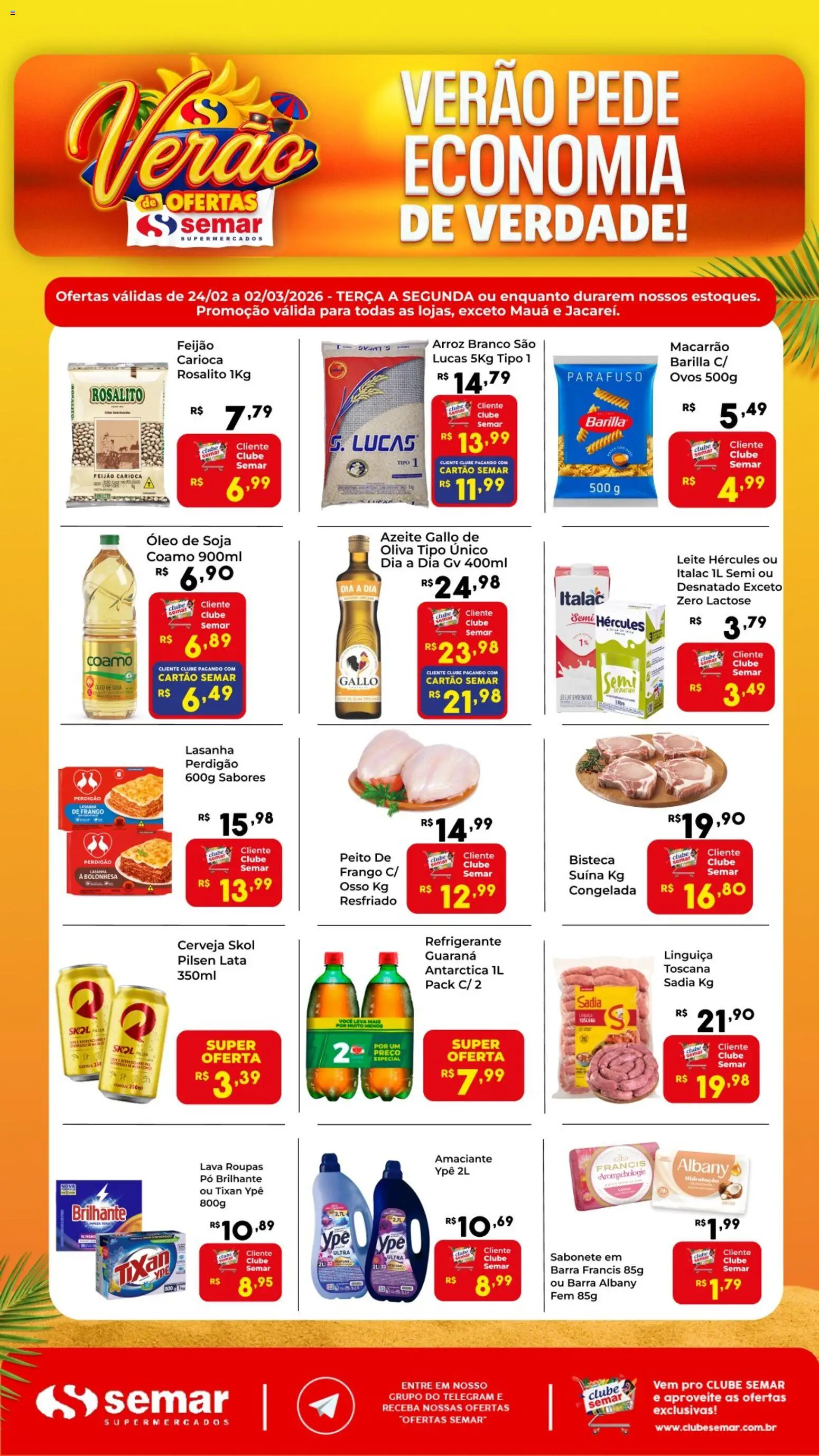 Semar Supermercado - Ofertas da semana - página 1- válido a partir de 24/02/2026
