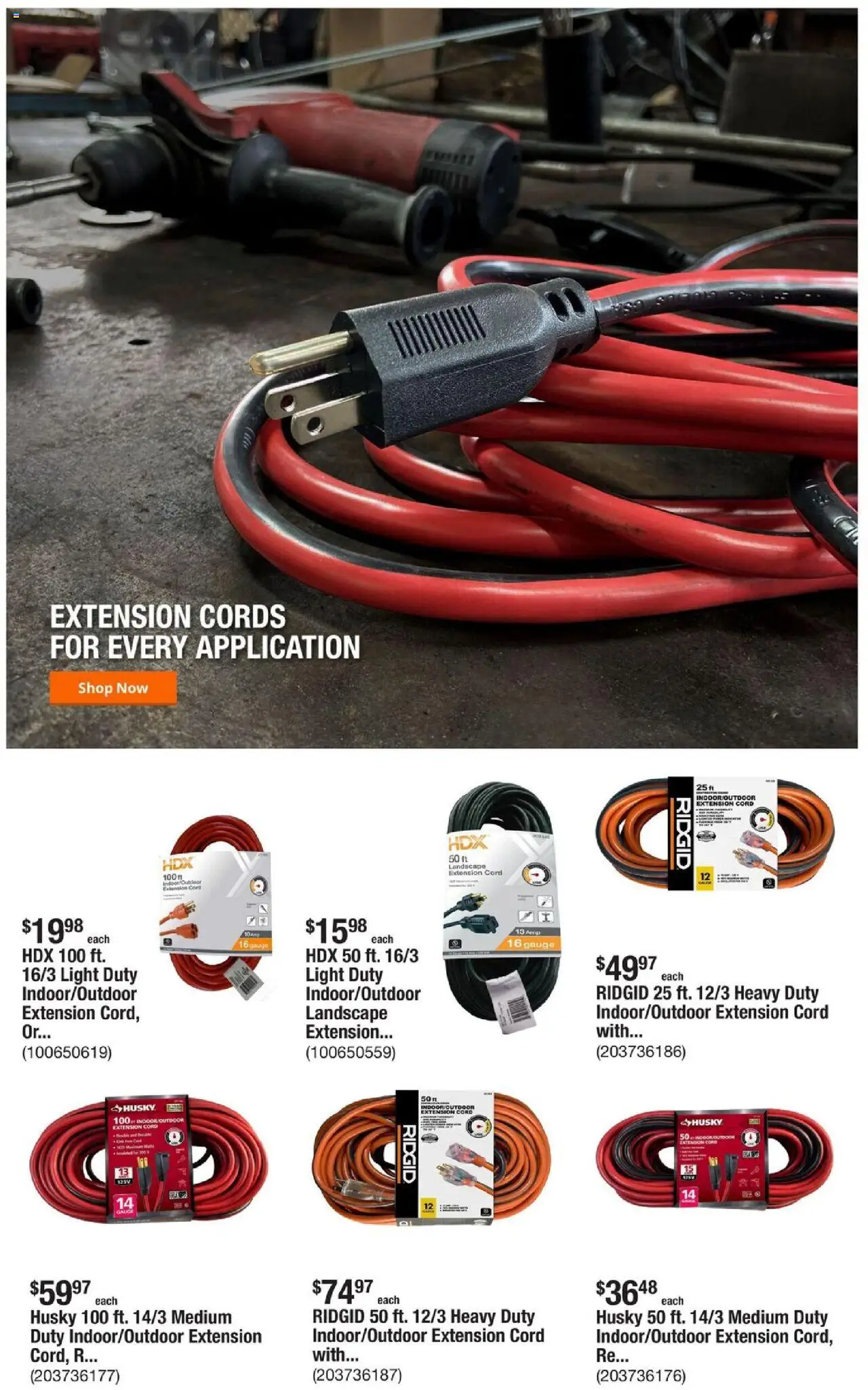 Home Depot Ad - page 9- valid from 07/10/2025