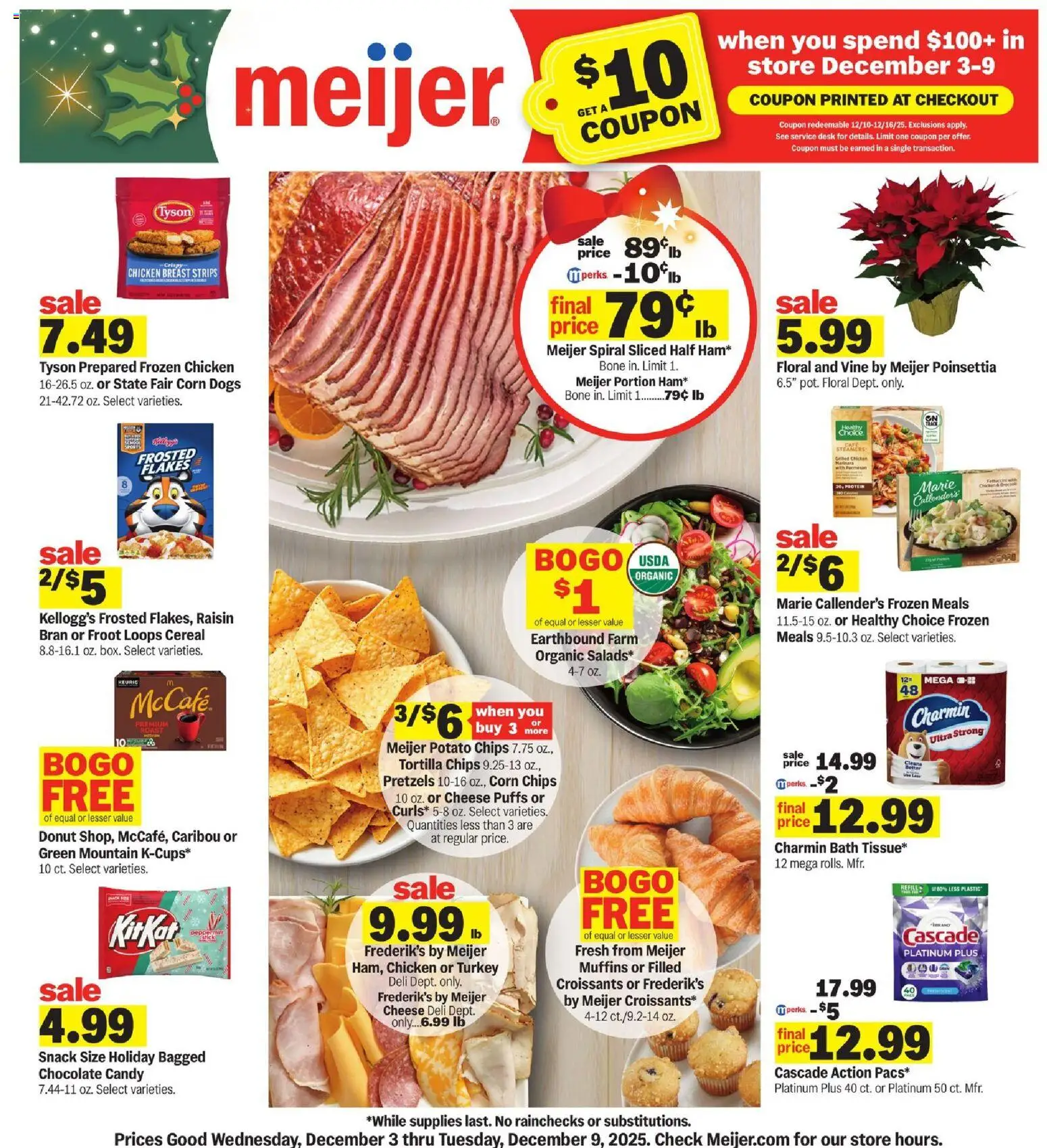 Meijer Weekly Ad - page 1- valid from 12/03/2025
