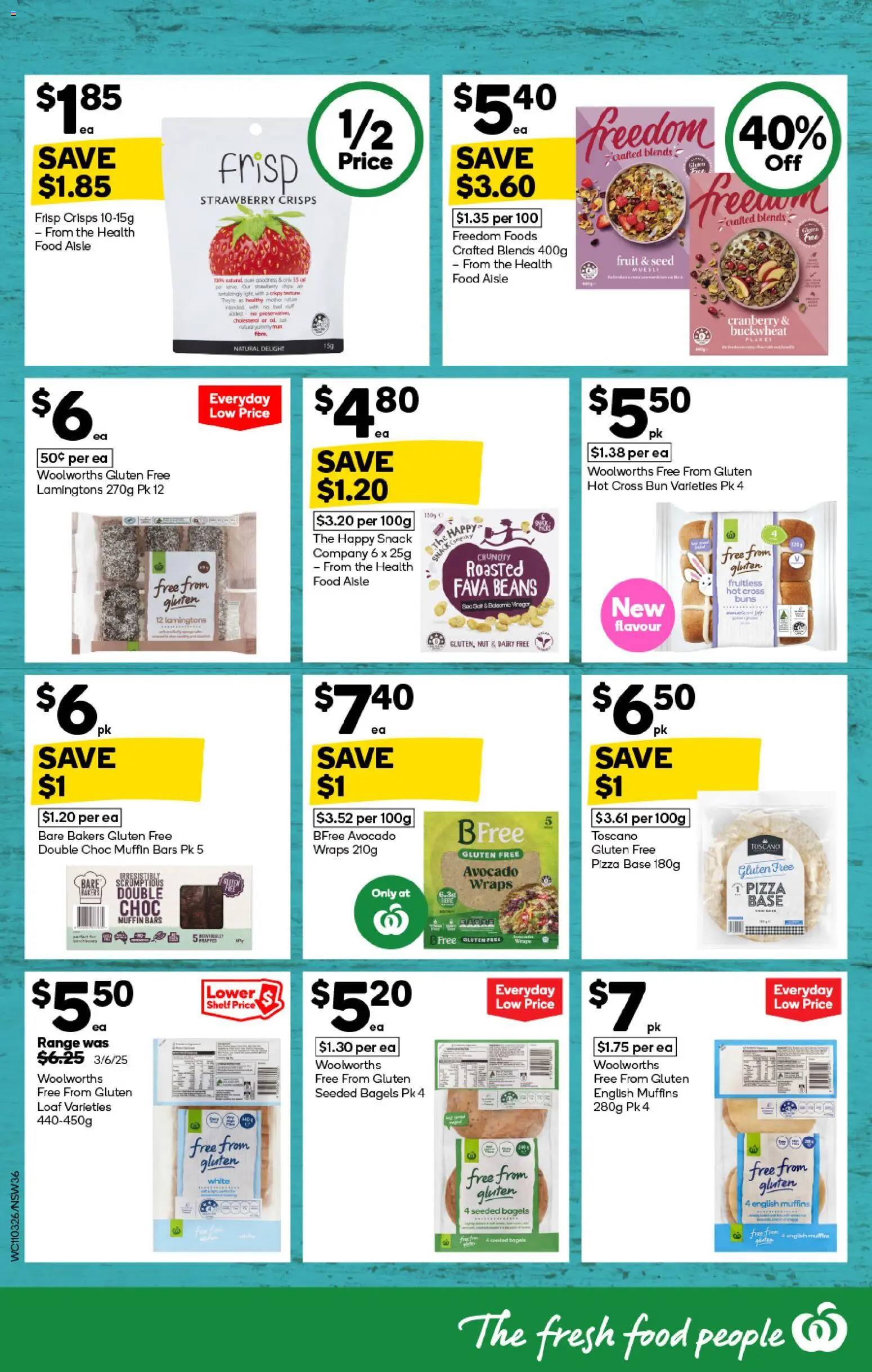 Woolworths catalogue  - page 36- valid from 11/03/2026