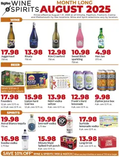 Preview HyVee Wine & Spirits Monthlong valid from 08/01/2025
