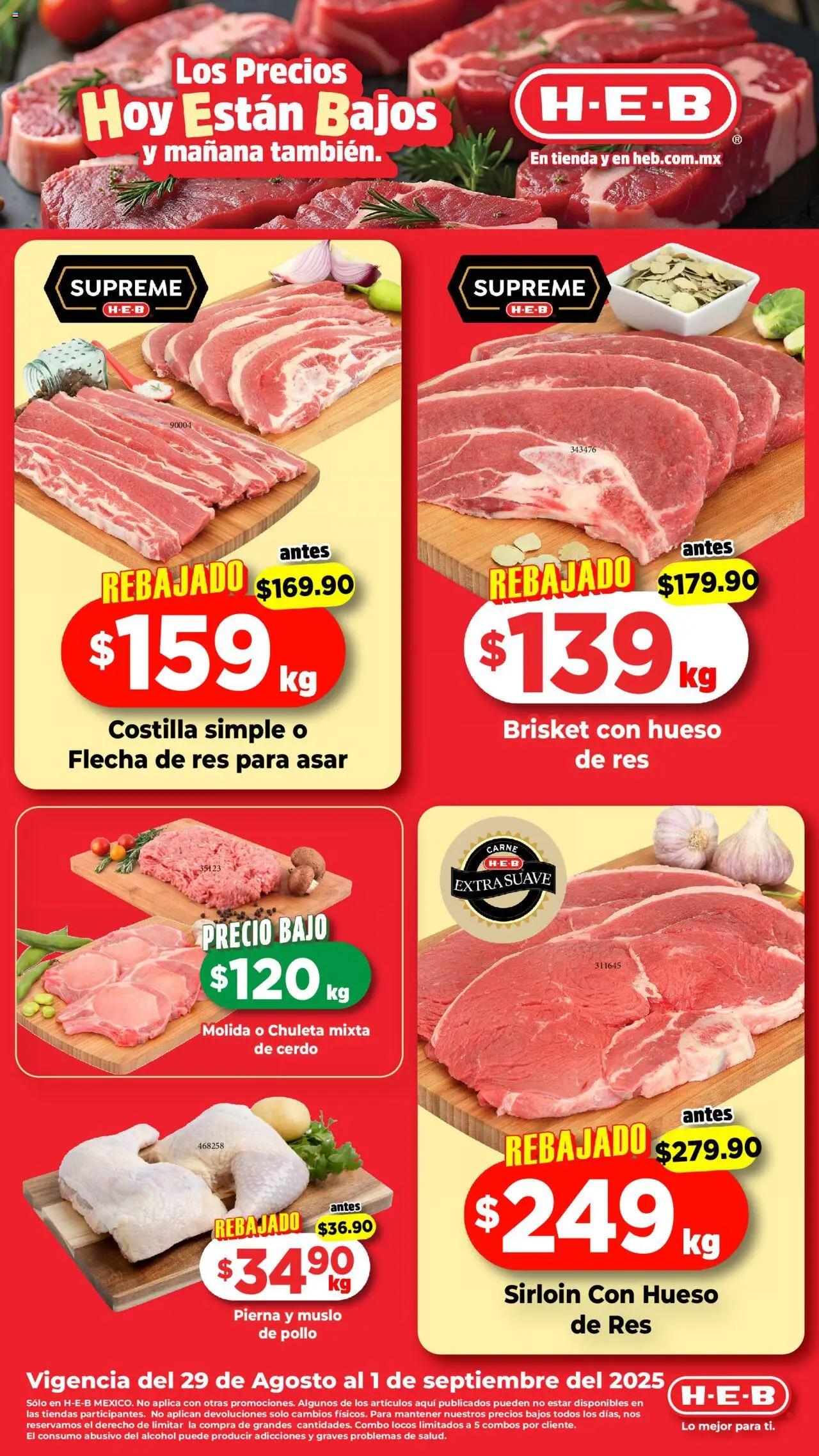 H-E-B folleto - página 1- válido desde 29/08/2025