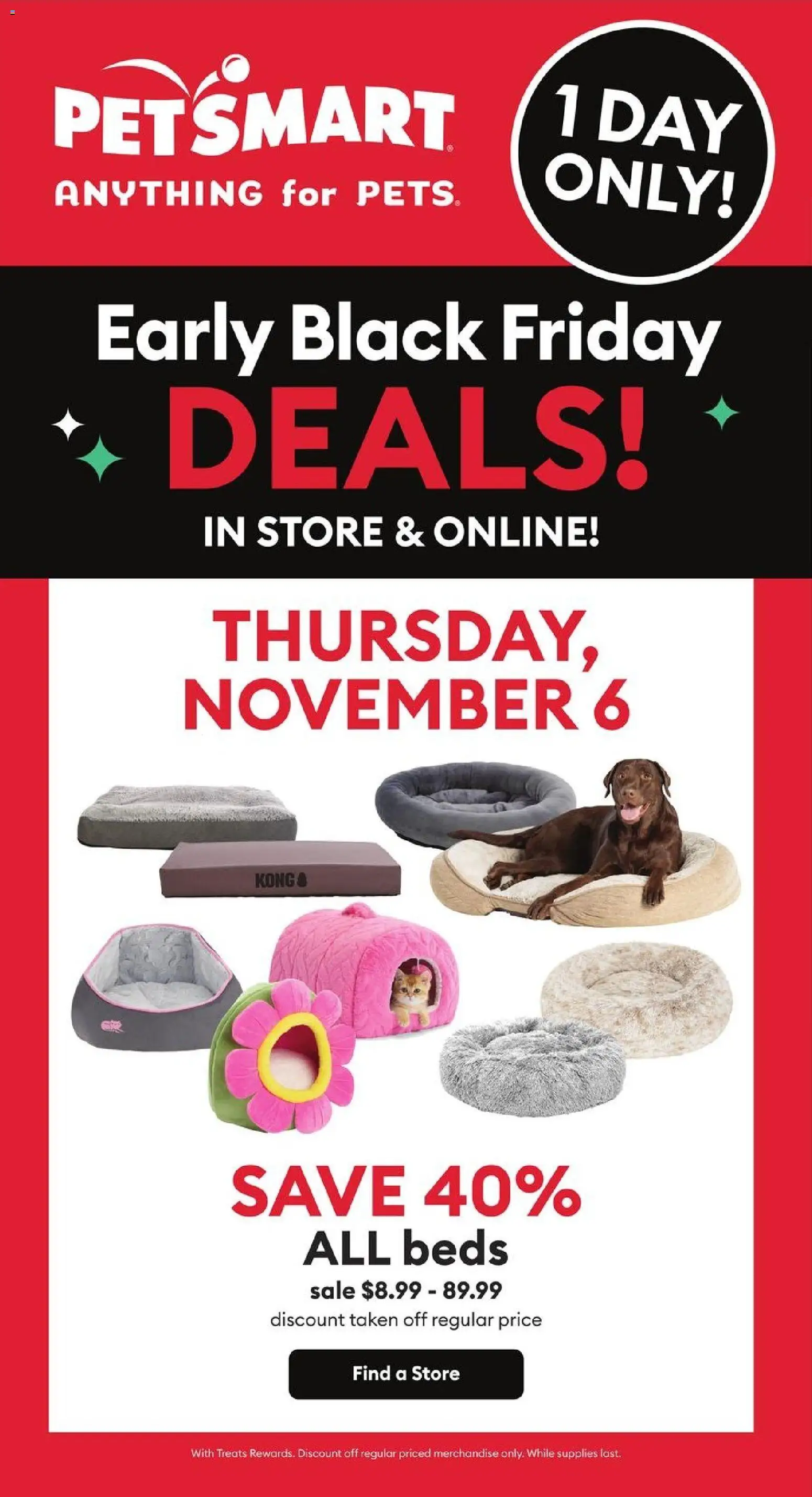 Petsmart - Black Friday  - page 1- valid from Nov 6, 2025