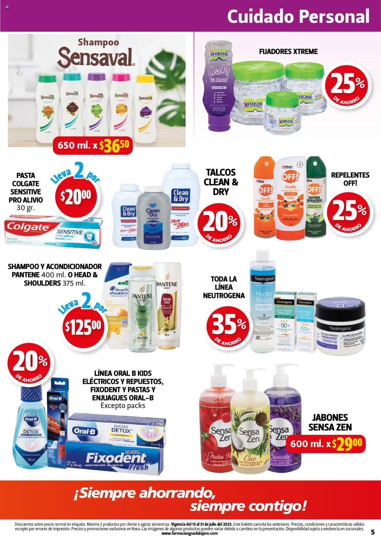 Farmacia Guadalajara - Catálogo - página 5- válido desde 15/07/2025