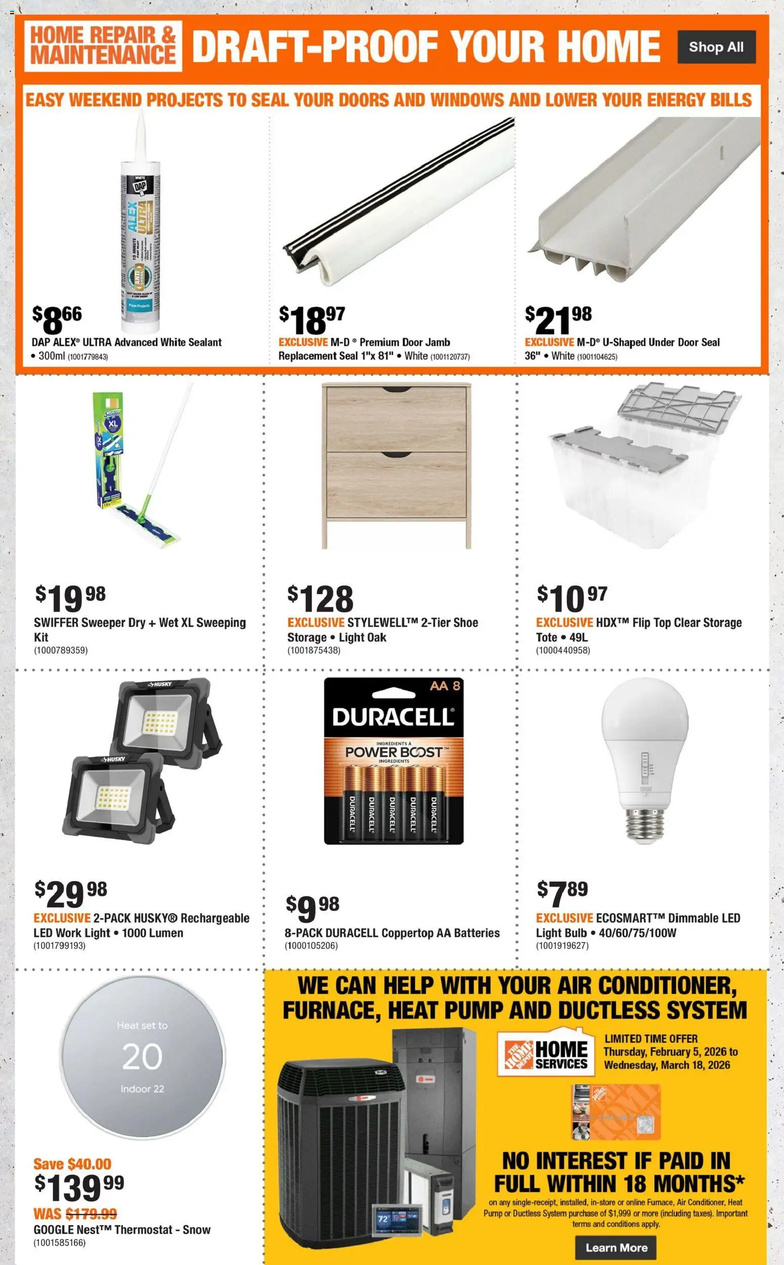 Home Depot weekly flyer / circulaire - page 6- valid from Feb 26, 2026