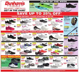Preview Dunham's Sports Weekly Ad valid from 03/21/2026