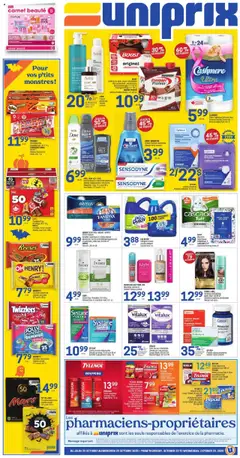 Preview Uniprix weekly flyer / circulaire valid from Oct 23, 2025