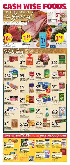 Preview Cash Wise Weekly Ad valid from 12/17/2025