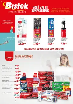 Pré-visualização Bistek Supermercados - Ofertas Colgate válida a partir de 30/07/2025